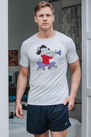 Pijama de bărbați No, așteaptă, iepurașul