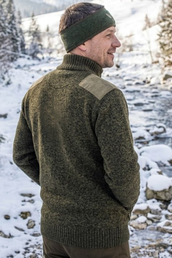 Lovački pulover Ewident Hubert AZ s vezenjem divlje svinje