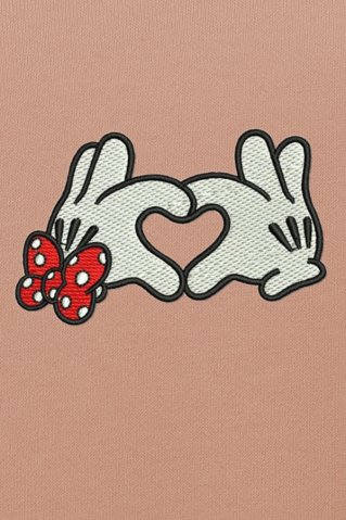 Mikina s výšivkou Hands