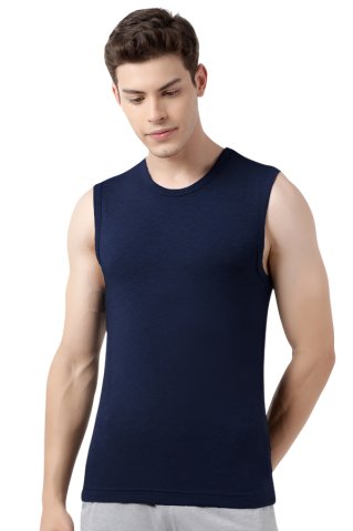 Pánský nátělník bez rukávů 32119X modrá