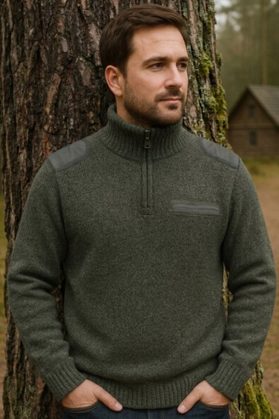 Elegancki sweter myśliwski Kasius-Z