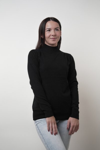 Női pulóver JVP3701 fekete
