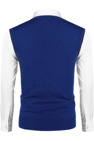 Muški pleteni prsluk BBBvest royal