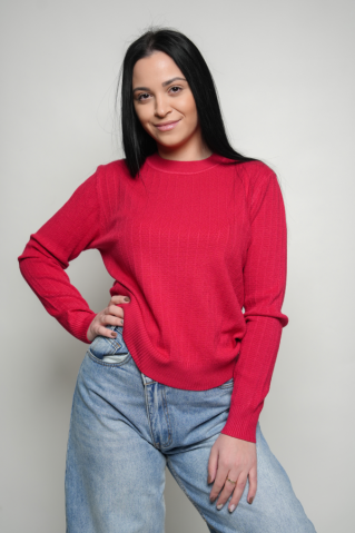 Damenpullover Liva red