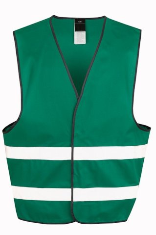 High-Visibility Multifunctional Vest Green
