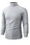 Muški dolčevita s ovratnikom 461110X sivi