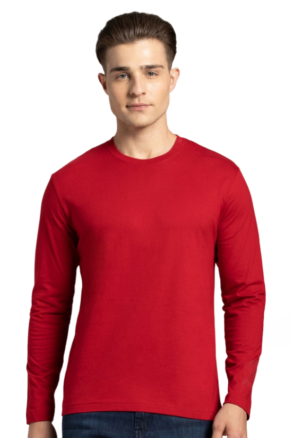 Tričko dlhý rukáv 100% bavlna, AKCIA 3ks za cenu 2ks, royal - biela - červená