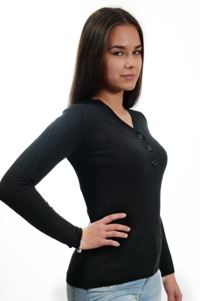 Dámský pulovr JVP3708 černá