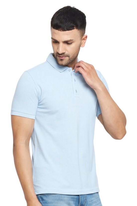 Premium muška svijetloplava polo majica