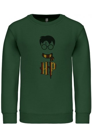 Harry Potter zelená mikina pre deti