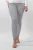 Damen Gestrickte Leggings Grau