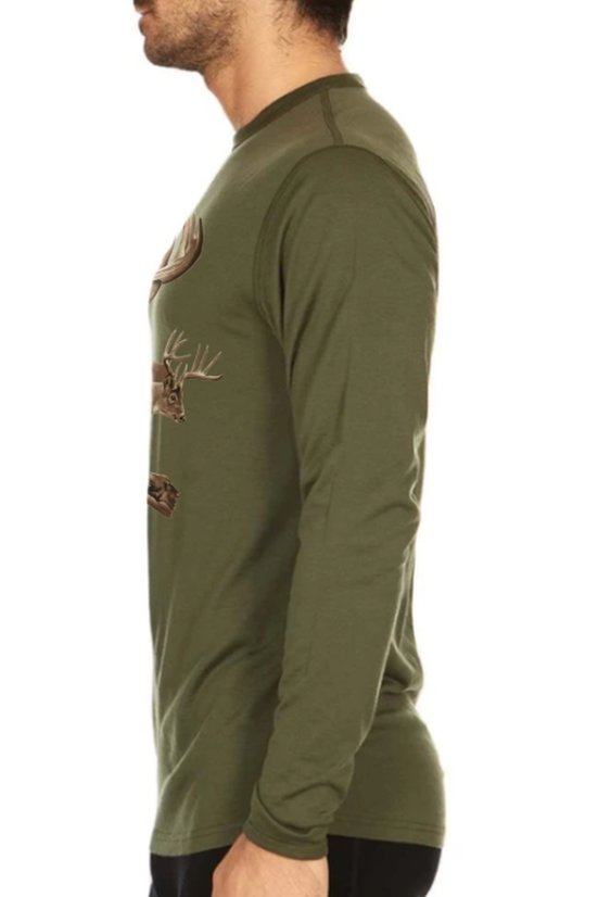 Tričko pre poľovníkov Deerteam zelená