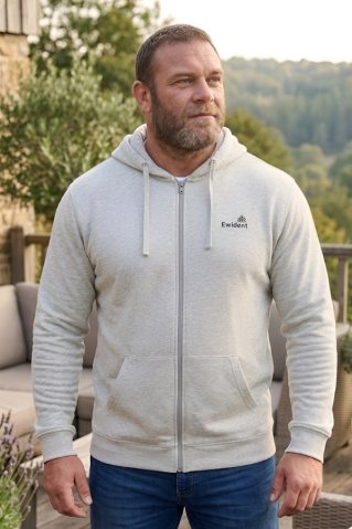 Pánska oversize mikina s kapucňou 2218600 sivá