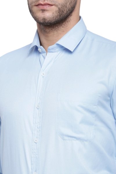 Elegantna svetlo modra moška srajca 44541