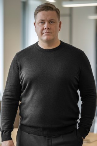 Pánsky pulóver čierna 3XL-6XL