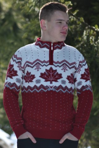 Pánsky nórsky sveter – Javor vínová