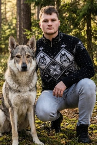 Ewident muški lovački džemper Vuk