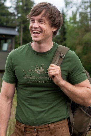 Koszulka myśliwska z logo Wildewident