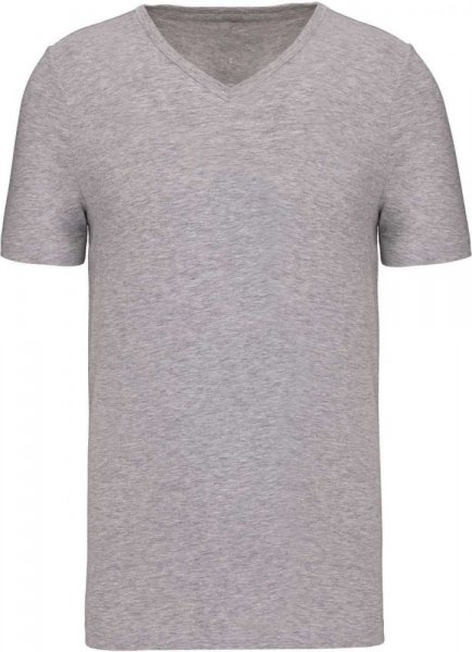 Elasticke pánske tričko 32516X  92% bavlna - 8% elastan sivá