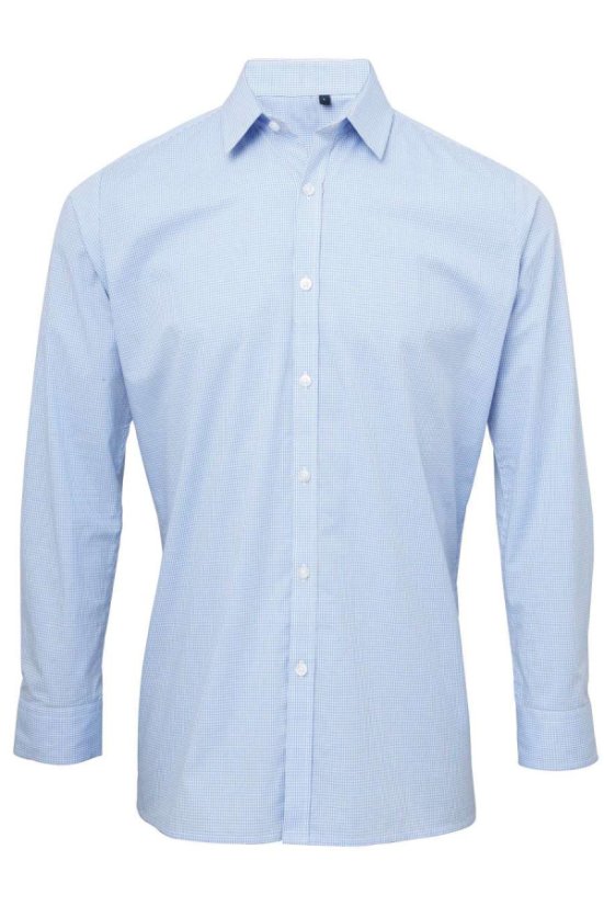 Luksuzna muška plava košulja