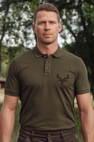 Ewident lovačka polo majica zelena Skullhunt