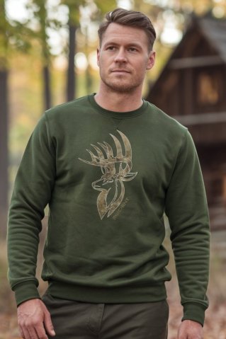 Hanorac Eledeer pentru vanatori verde