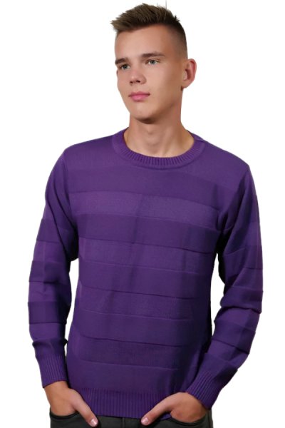Férfi lila pulóver Milo