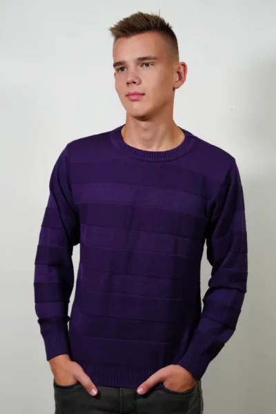 Elegantný pulóver Milo fialová