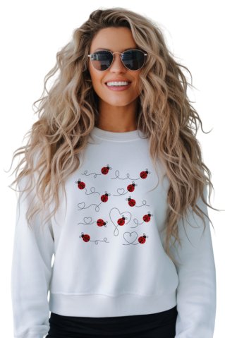 Mikina z vezenino Ladybugs