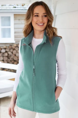 Flis brezrokavnik 44906 sage