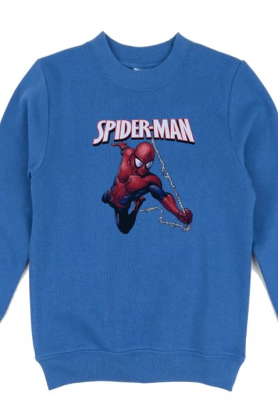 Spiderman modrá mikina pre deti Spiderjump
