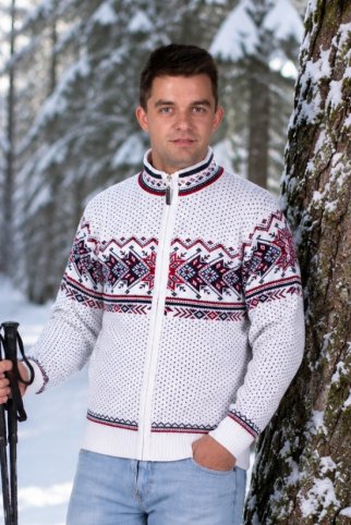 Igor-AZ – natur pánsky pletený nórsky sveter