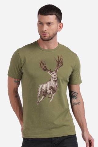 Jelen u trku – lovačka majica Deerbeh