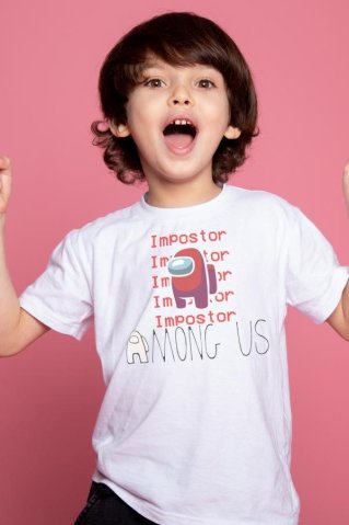 Amongi gyerek póló fehér