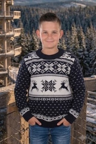 Dětský svetr Life modrý
