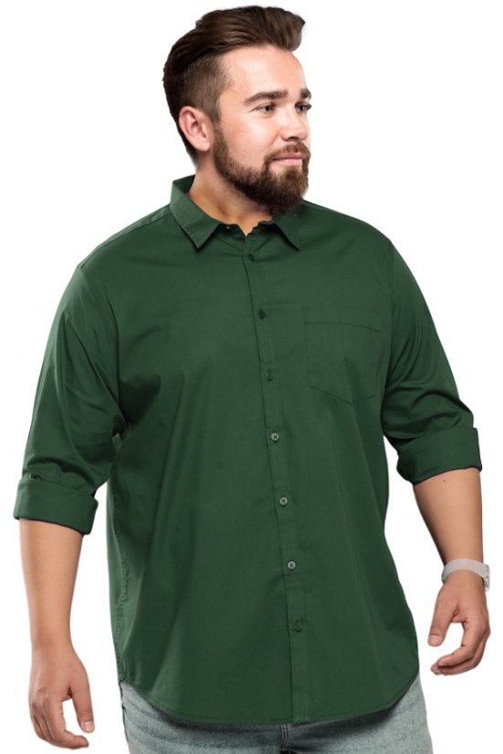 Muška zelena lovačka košulja 3XL–6XL