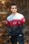 Men’s Norwegian Sweater Nero – Deer, Dark Grey