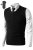 Pánska pletená vesta 44969 čierna