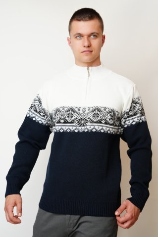 Men's Norwegian Sweater Ignac Z Blue
