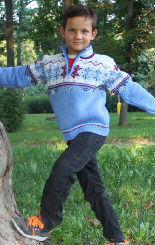 Dječji norveški džemper Igor-Z – plavi