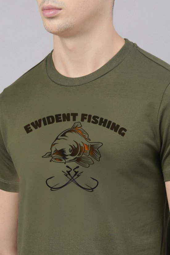 Carpfishing ribolovna majica 100% pamuk zelena