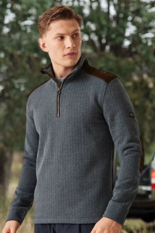 Muška majica s pola patentnim zatvaračem