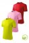 Tricouri pentru copii, ACTION 3 buc la pachet la pretul de 2 buc, lime - roz - rosu