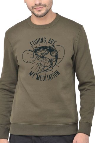 Fishmeditation - majica za ribolovce koji vole mir i vodu