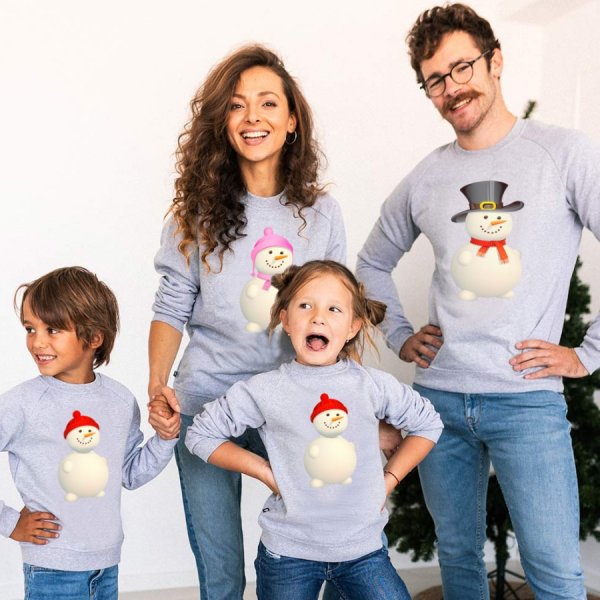 Hóember családi pulóver