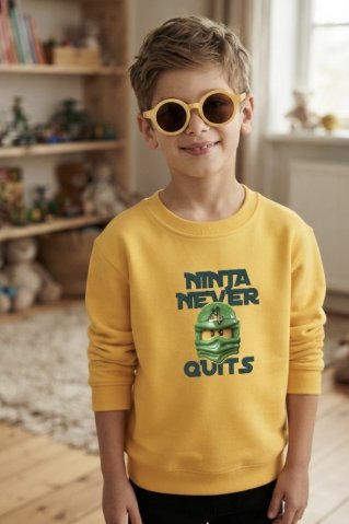 Ninjago detská žltá mikina