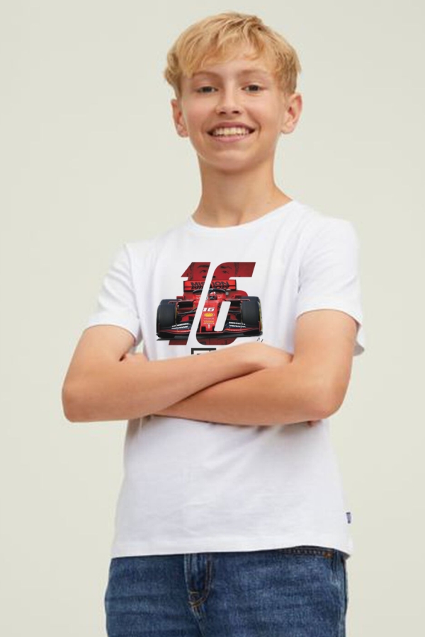 Leclerc F1 gyerek póló
