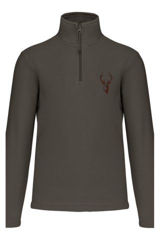 Lovačka flis majica Ewident FLEECE DEER – premium toplina s vezom