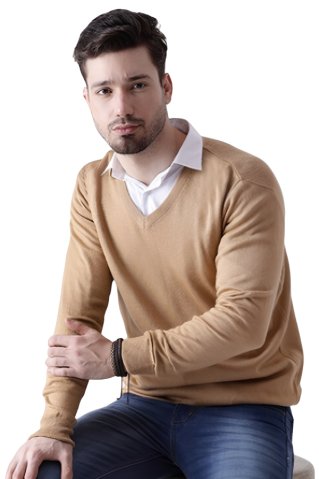 Moški pulover beige