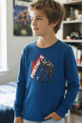 Fortnite detské tričko modré Fortnite1